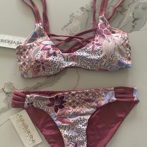 NWT Reversible Crisscross Bikini
